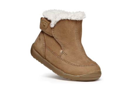 Ghete îmblănite Geox Macchia B664NB-00033-C6777 din piele naturală maro [4]