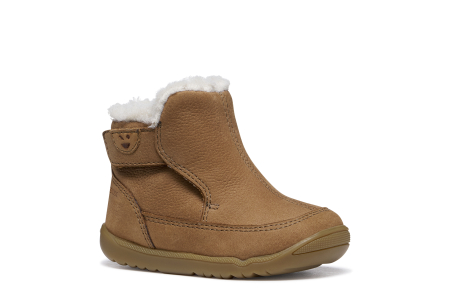 Ghete îmblănite Geox Macchia B664NB-00033-C6777 din piele naturală maro [2]