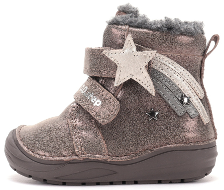 D.D. Step - Cizme Îmblănite D.D.Step W071-62869 – Calapod Lat, picior pufos fete, doua beniz velcro
