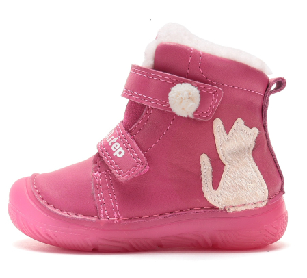 D.D. Step - Cizme îmblănite din piele naturală D.D.Step W082-62935B cu calapod lat