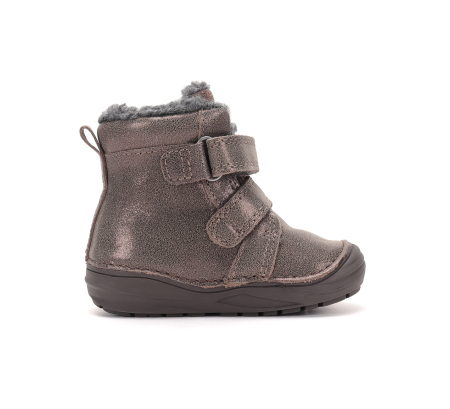 Cizme Îmblănite D.D.Step W071-62869 – Calapod Lat, picior pufos fete, doua beniz velcro [2]