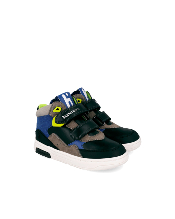 Ghete Junior Biomecanics negre și albastre pentru băieți, masuri 24-30 cod 261213-A398 [3]