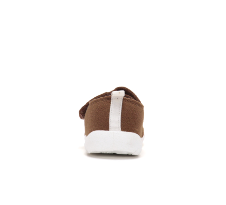 Pantofi de interior barefoot D.D.Step maro cu ursuleț pentru băieți, cod C086-62686 [2]
