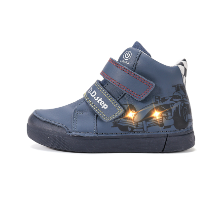 Ghete cu lumini D.D.Step Royal Blue pentru băieți, cod A068-62454AM [8]
