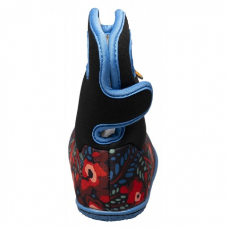 Cizme impermeabile copii, BOGS FOOTWARE,  Flowers Black Multi [2]