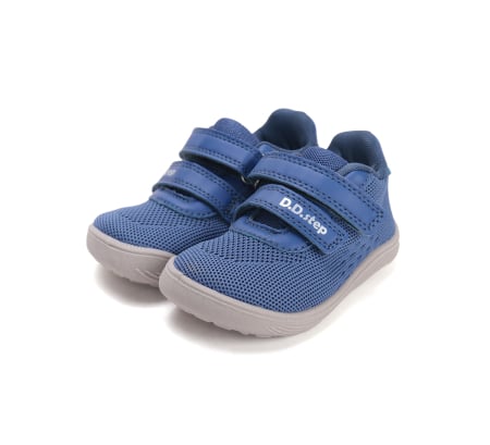 Sandale primii pasi - Sneakers Barefoot Albastri F093-61936A DD Step