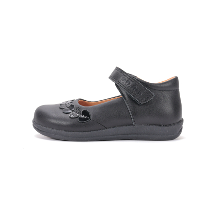 Balerini fete D.D.Step H072-62472 negri din piele naturală pentru școală și serbări [2]