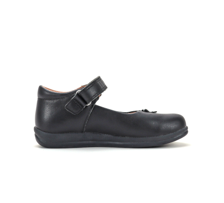 Balerini fete D.D.Step H072-62472 negri din piele naturală pentru școală și serbări [4]