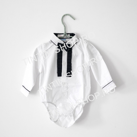 Costume botez baieti - Body Cămașa Eleganta Pentru Băiat, TinTin Shop