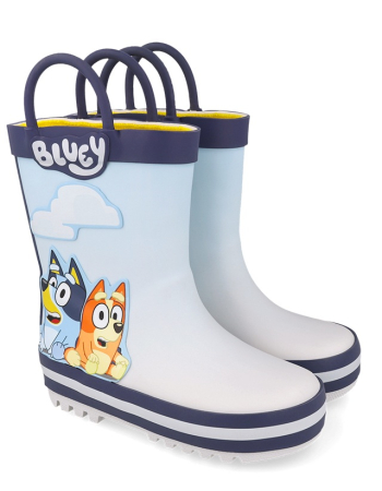 Ghete & Cizme Primii Pasi - Cizme de ploaie albastre pentru baieti Garvalin Bluey 261890