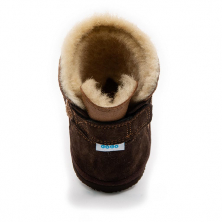 Cizme imblanite antracit cu ursulet, DODO Shoes [2]