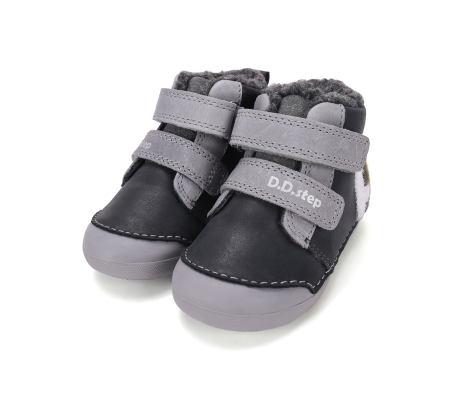 Cizme îmblănite din piele naturală D.D.Step W066-62479F cu calapod lat [5]