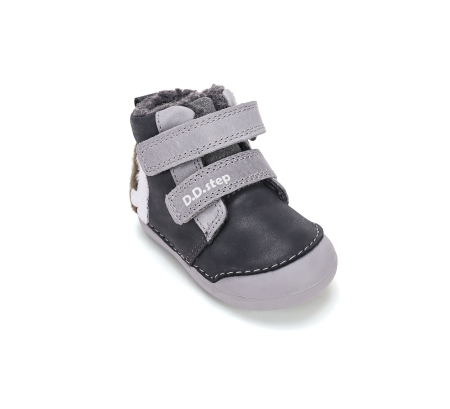 Cizme îmblănite din piele naturală D.D.Step W066-62479F cu calapod lat [6]