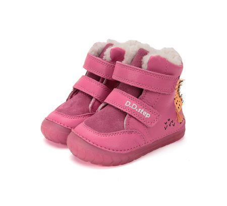 Cizme Imblanite Barefoot, Pink, DD Step W029-52766 [5]