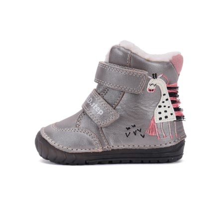 DD Step - Cizme Imblanite Barefoot, Pink, DD Step W029-52766