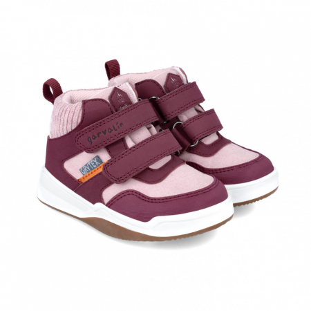 Incaltaminte primii pasi - Ghete Water Repellent Burgundy, Garvalin