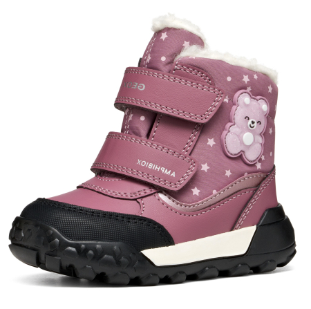 Incaltaminte impermeabila - Cizme Geox Trekkyup ABX B666MA 054FU C8007 roz închis, impermeabile, pentru fete