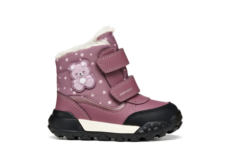 Cizme Geox Trekkyup ABX B666MA 054FU C8007 roz închis, impermeabile, pentru fete [1]