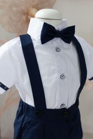Costum de Bleumarin cu Body Camasa [3]