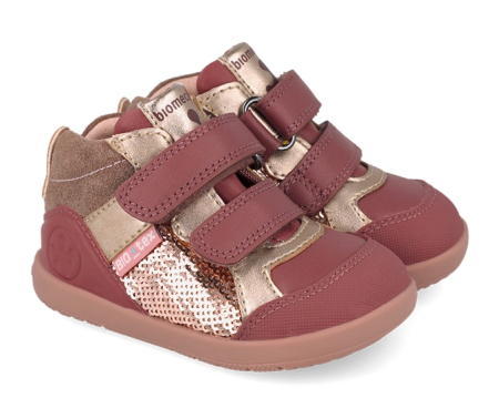 Calapod Lat - Wider Biomecanics -Fete - Ghete barefoot impermeabile Biomecanics bordo, cod 261167-A859