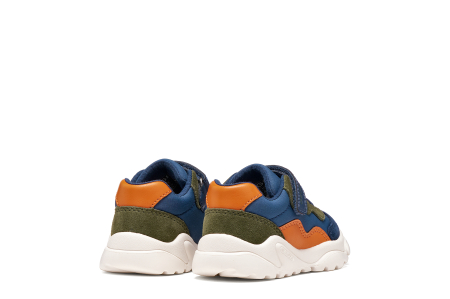 Pantofi sport Geox Ciufciuf bleumarin-portocaliu, cod B455RB 0FU22 CB42T [3]