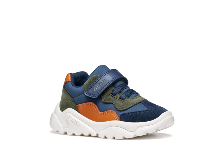 Pantofi sport Geox Ciufciuf bleumarin-portocaliu, cod B455RB 0FU22 CB42T [4]