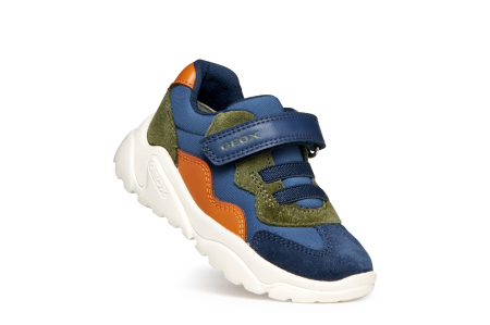Pantofi sport Geox Ciufciuf bleumarin-portocaliu, cod B455RB 0FU22 CB42T [6]