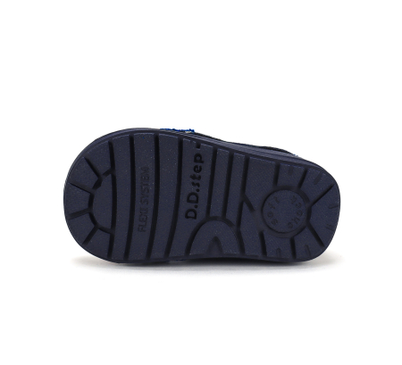 Ghete bleumarin calduraose D.D.Step pentru băieți din piele naturală imblanite  A071-62646B [4]