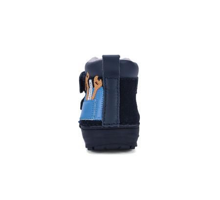 Ghete bleumarin calduraose D.D.Step pentru băieți din piele naturală imblanite  A071-62646B [1]