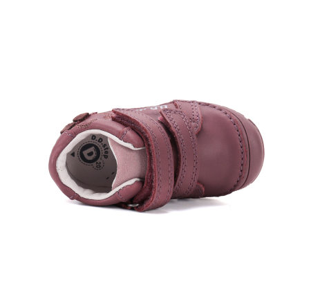 Ghete neîmblănite fete D.D.Step S082-62150A Grape din piele naturală cu călcâi susținut [4]