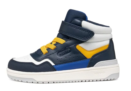 Încălțăminte copii - Ghete sport Geox Washiba Boy J66LQI-0BC15-C0657 bleumarin-galben