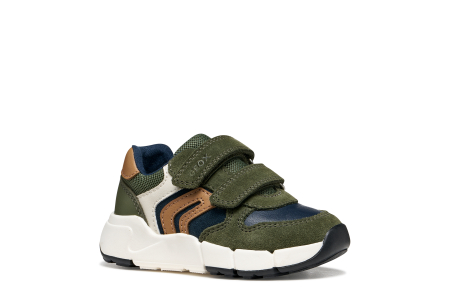 Pantofi Geox Flexyper verde-maro pentru băieți, cod B656GC 05422 CB36N [5]
