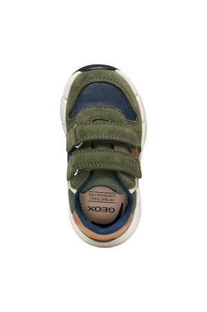 Pantofi Geox Flexyper verde-maro pentru băieți, cod B656GC 05422 CB36N [8]