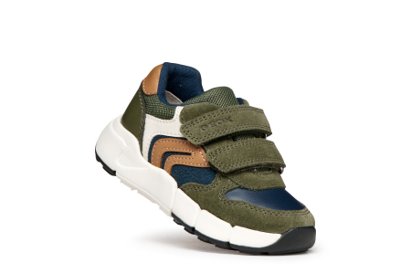 Pantofi Geox Flexyper verde-maro pentru băieți, cod B656GC 05422 CB36N [7]