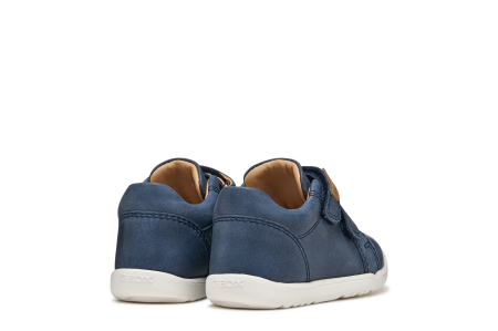 Pantofi copii mici Geox Macchia Baby navy velcro piele naturală respirabili b164nc 03285 Navy [2]