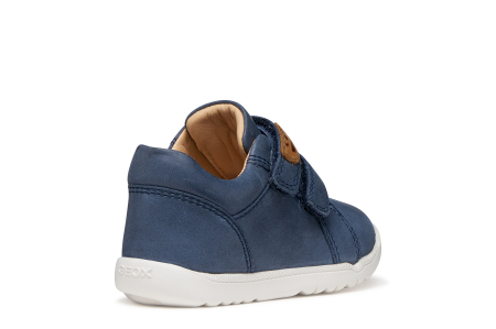 Pantofi copii mici Geox Macchia Baby navy velcro piele naturală respirabili b164nc 03285 Navy [5]