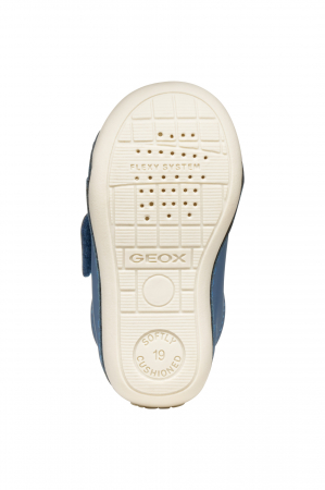 Pantofii copii mici Geox Tutim pentru baieti velcro piele naturală respirabili b164nc 03285 c6627, Whisky [7]