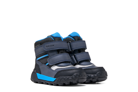 Ghete impermeabile Geox Trekkyup ABX B566LD 000ME C0035 pentru băieți, negru și bleu [7]