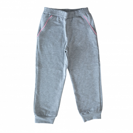 Branduri - Pantaloni Trening Fete, Gri, Scoala, TinTin Shop