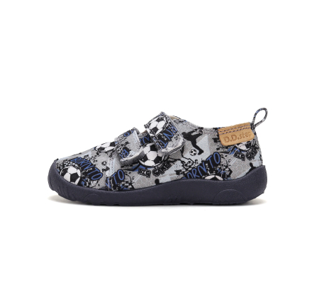 Încălțăminte interior barefoot D.D.Step C086-62397B pentru copii, calapod lat, exterior textil hidrofob [1]