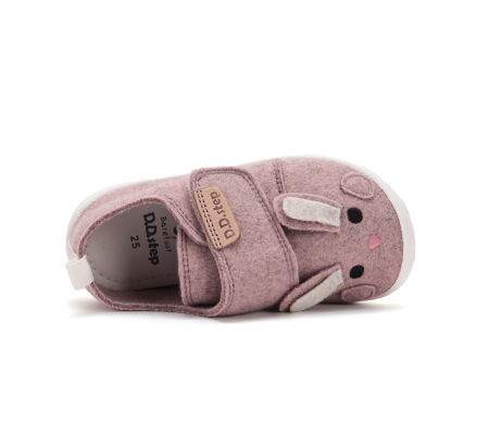 Încălțăminte interior barefoot D.D.Step C086-62686G pentru copii, calapod lat, exterior textil hidrofob [4]