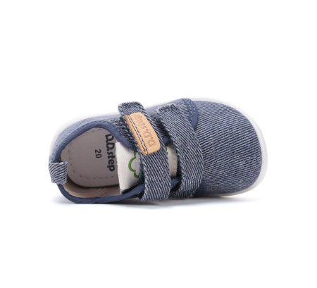 Papucii albastrii, pentru baieti Barefoot C086-61763A, DD Step [3]