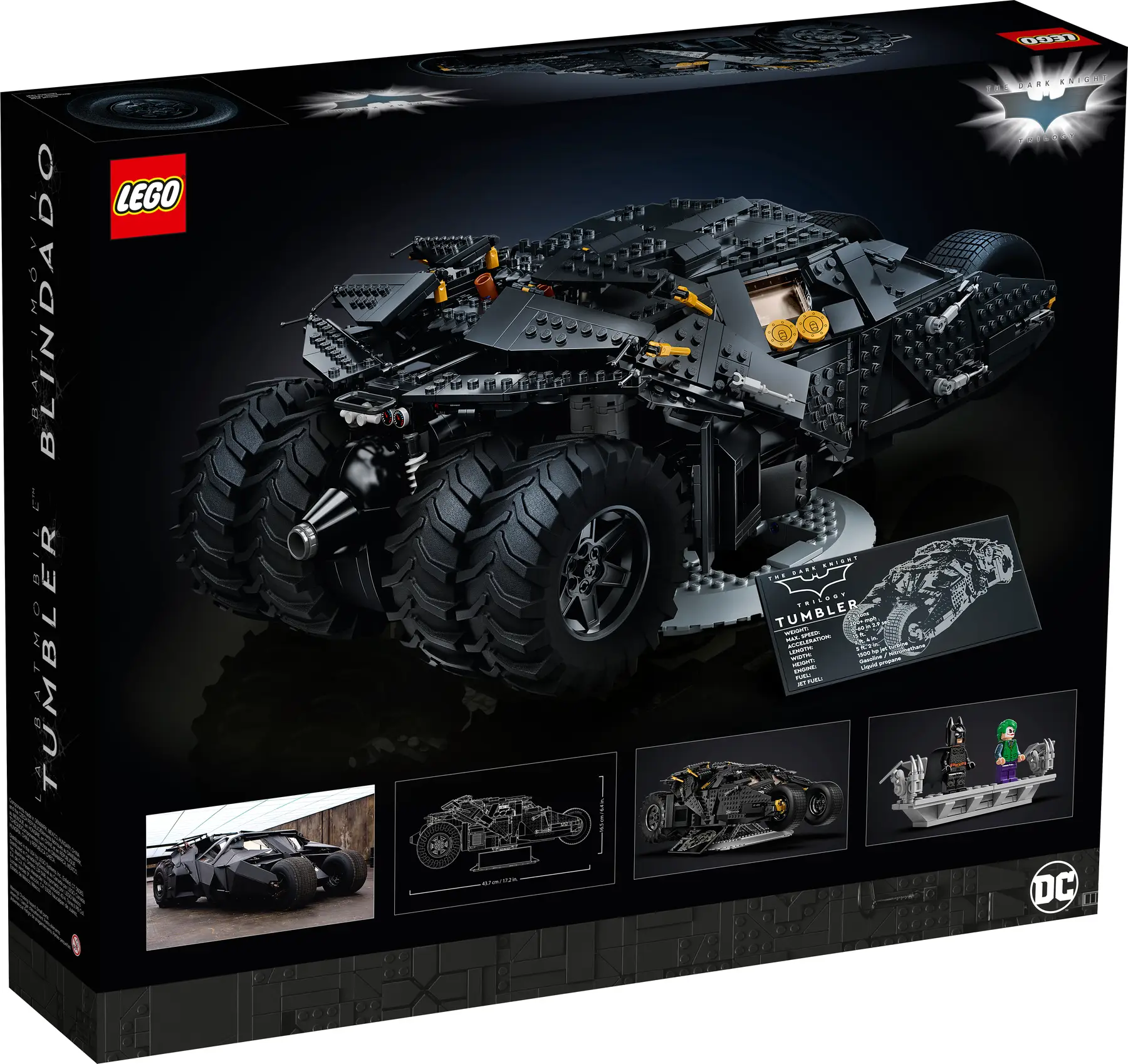 LEGO - Batmobile Tumbler 76240, 2049 piese [6]