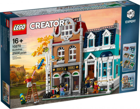 Set constructie - Lego Creator Expert Bookshop 10270, 2504 piese