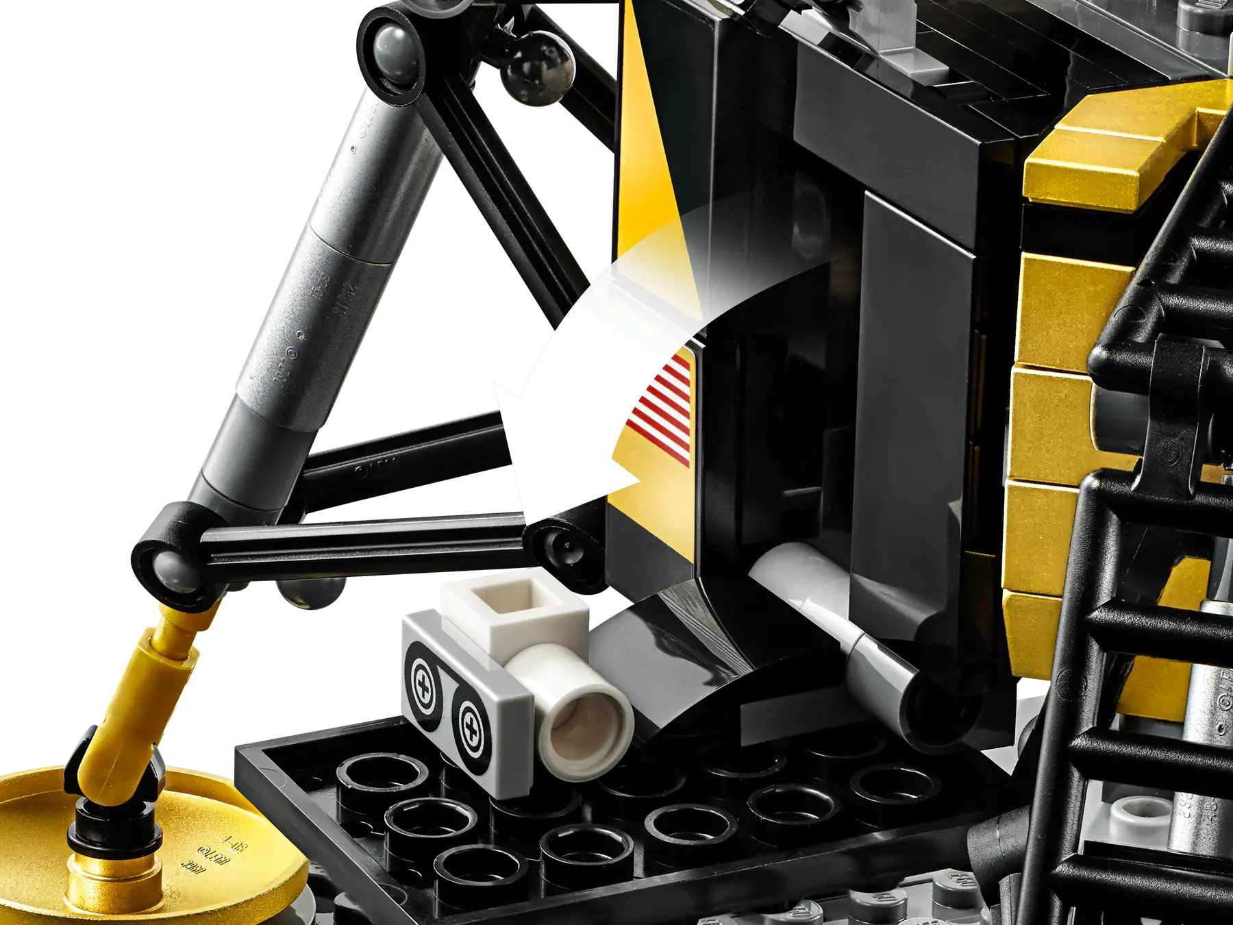 LEGO Creator Expert - NASA Apollo 11 Lunar Lander 10266, 1087 piese [4]