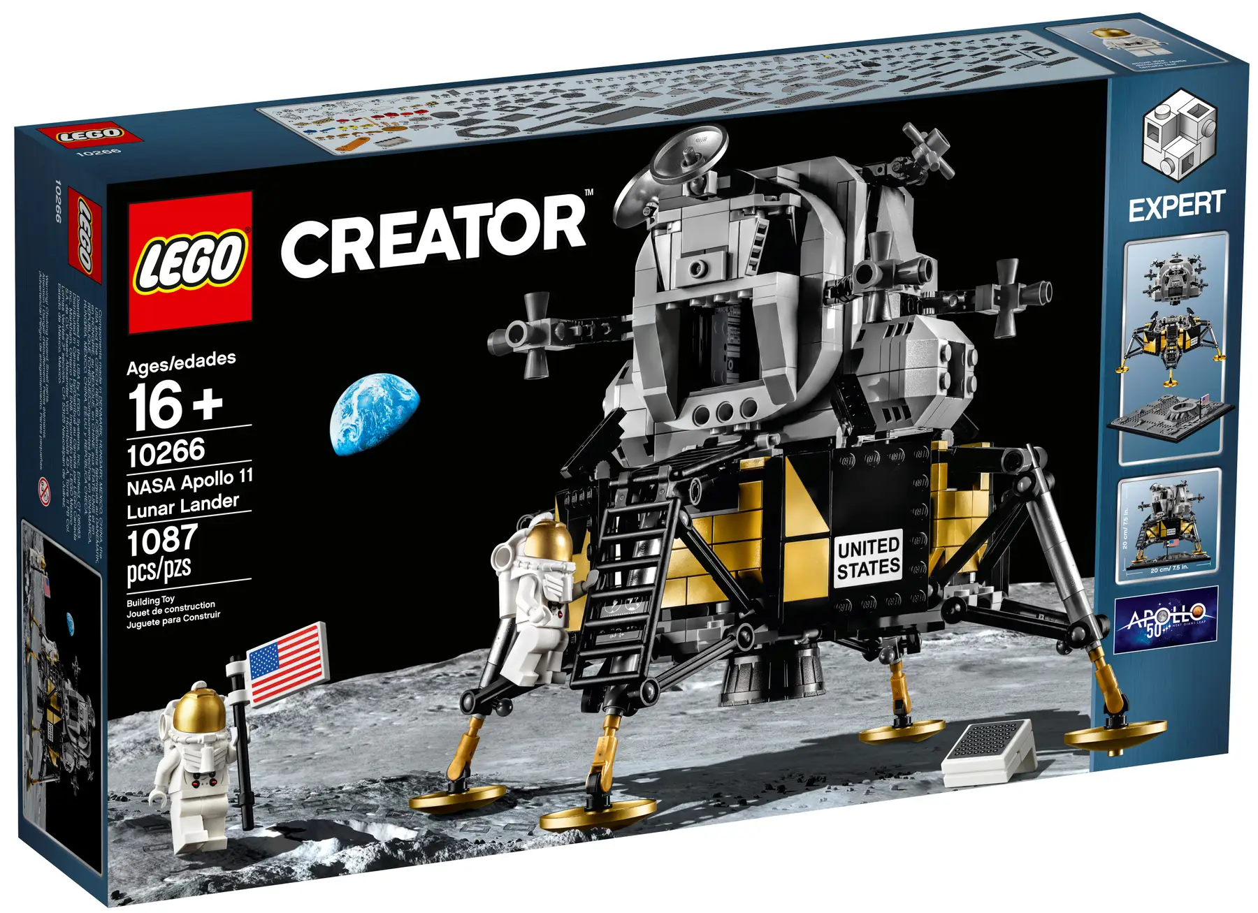 LEGO Creator Expert - NASA Apollo 11 Lunar Lander 10266, 1087 piese [1]