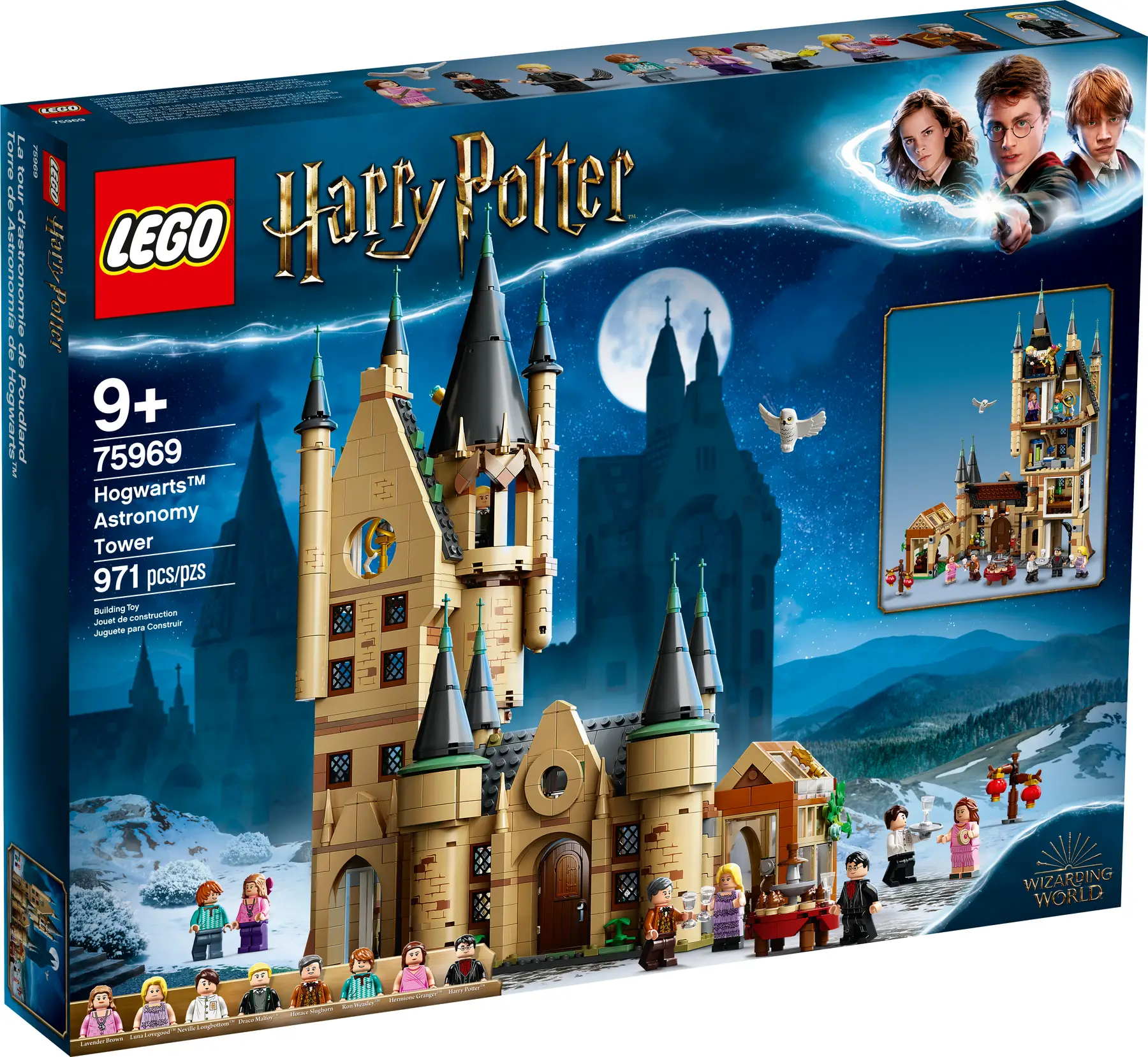 Set constructie - LEGO Harry Potter - Turnul astronomic Hogwarts 75969, 971 piese
