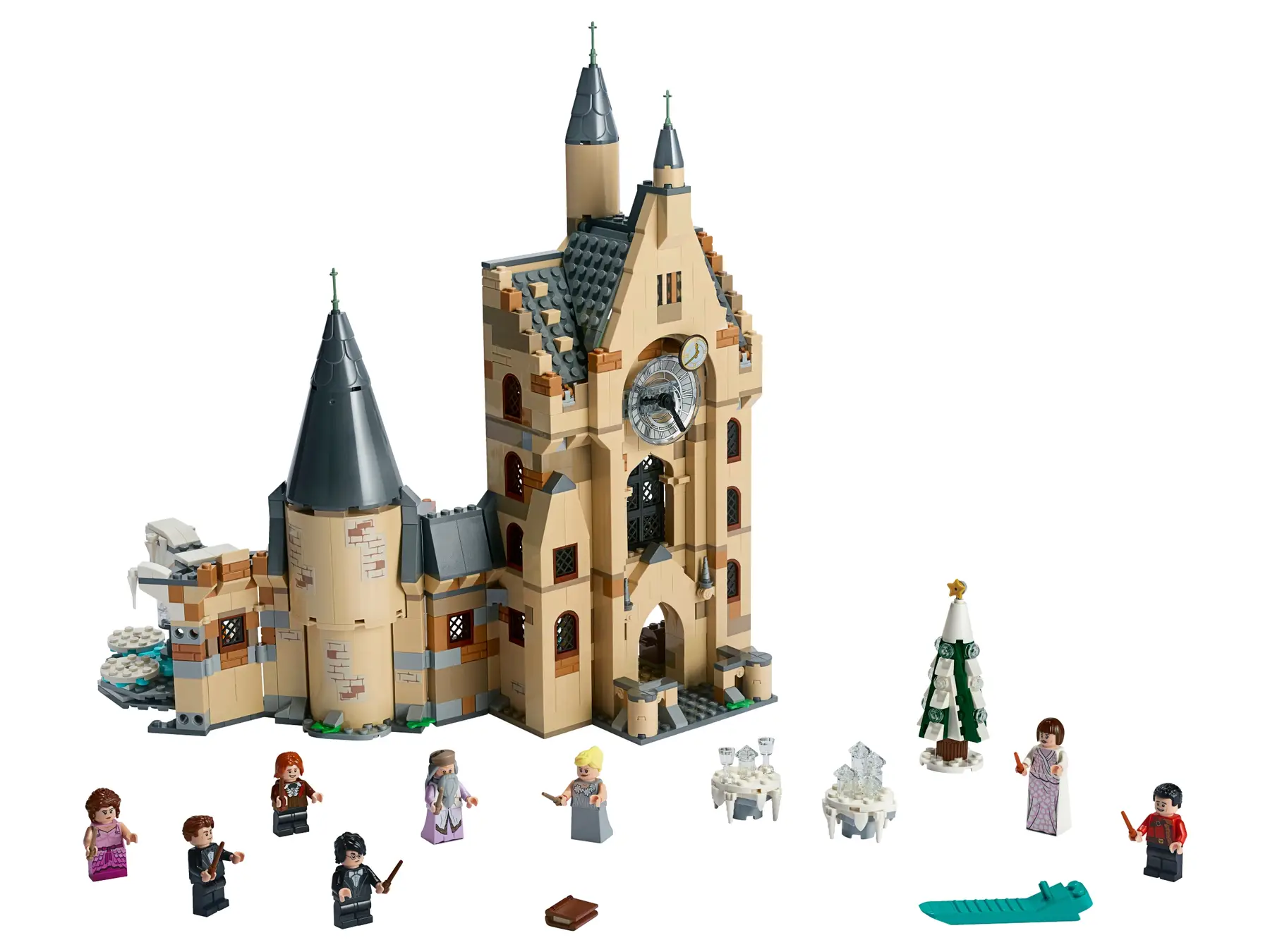 Set constructie - LEGO Harry Potter - Turnul cu ceas Hogwarts 75948, 922 piese