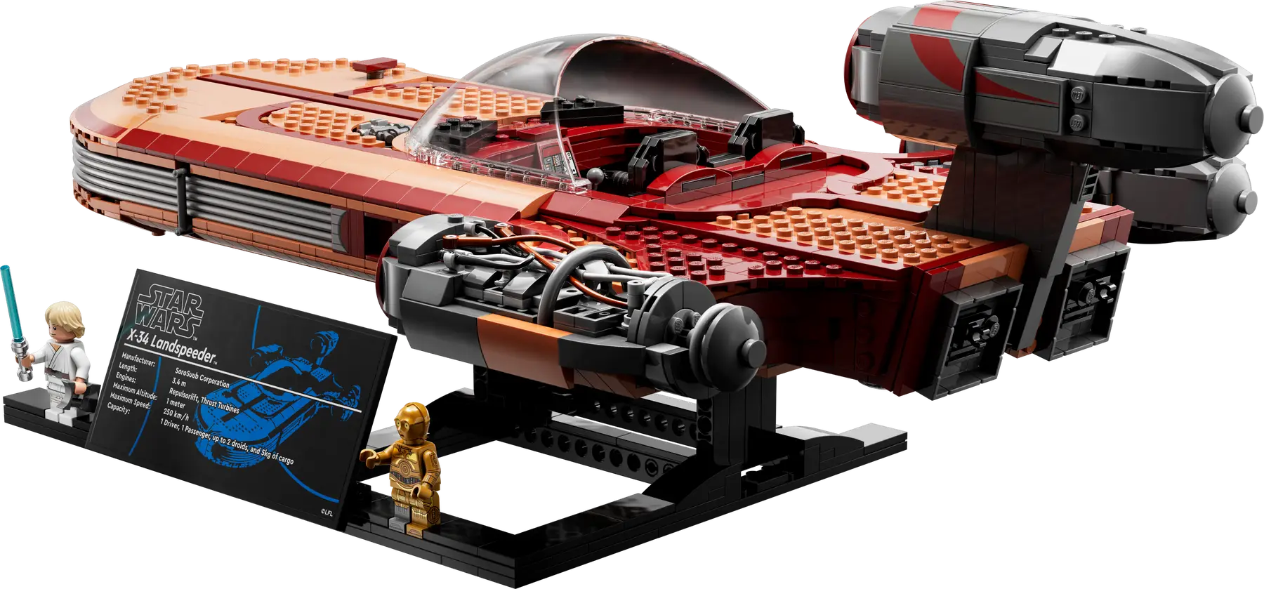 LEGO® Star Wars™ - Landspeeder™ al lui Luke Skywalker 75341, 1890 piese [2]