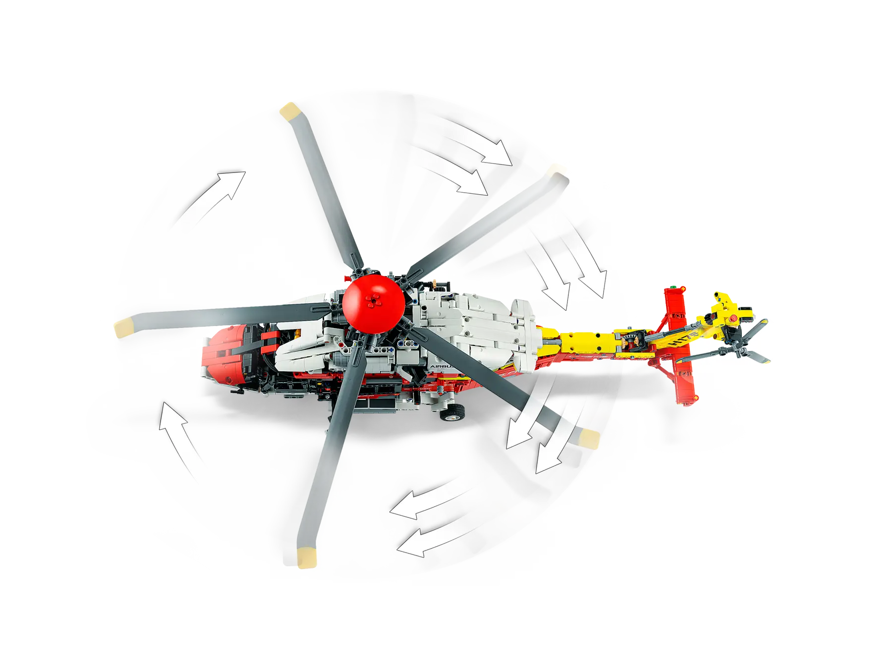 LEGO® Technic - Elicopter de salvare Airbus H175 42145, 2001 piese [3]